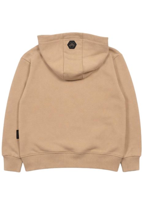 Beige cotton children's sweatshirt Philipp Plein | BHS052BEIGE